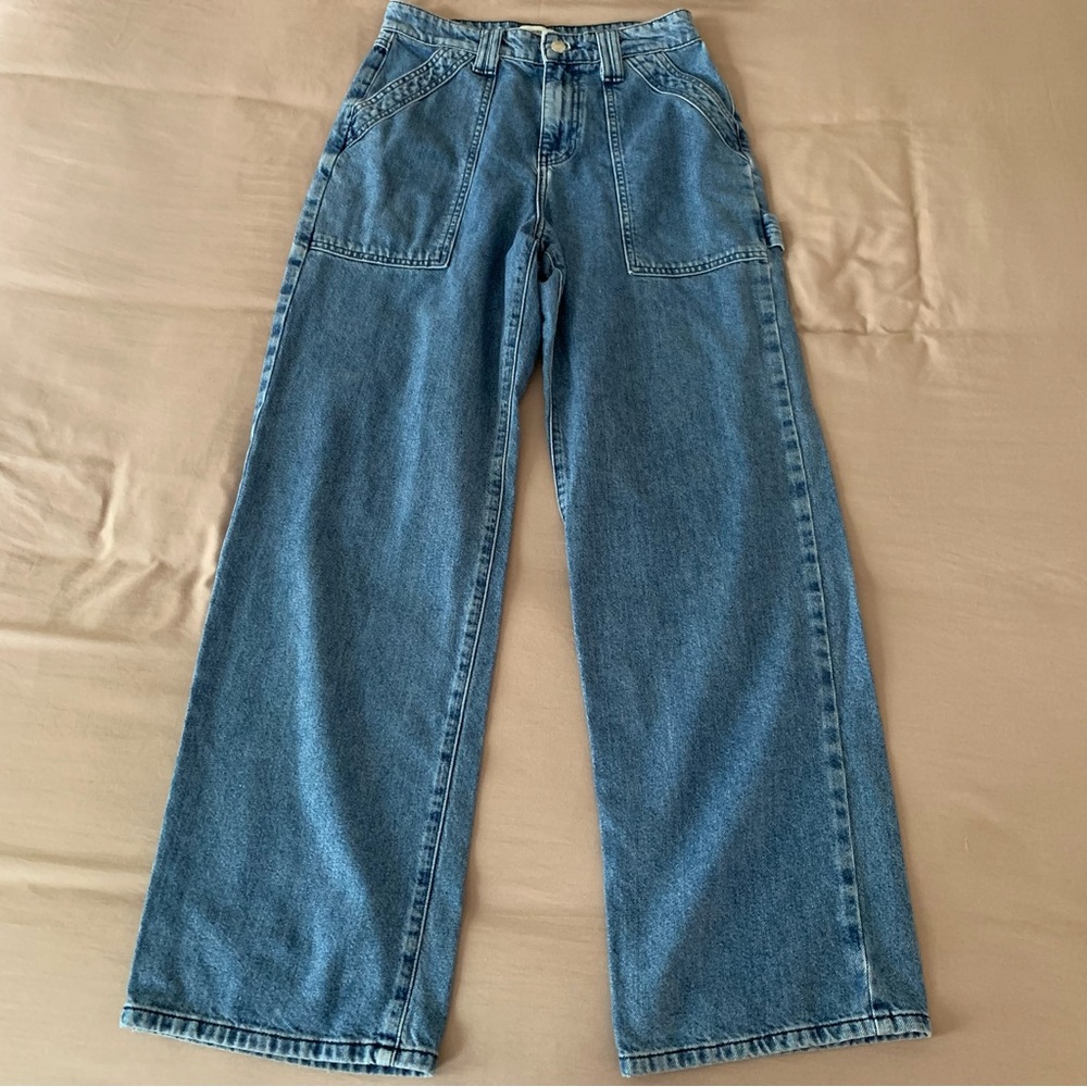 Forever 21 Classic Blue Baggy Denim Jeans